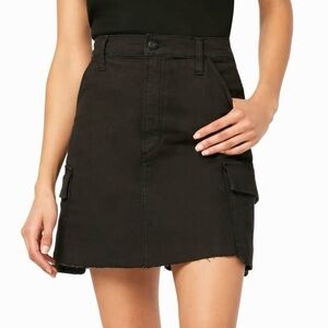 Joe’s The Cargo skirt in black denim size 31 size 12